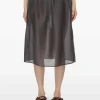 Skirts>AMOMENTO Shirring Organza Skirt