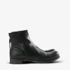 Boots>MA+ Short Back Zipper Boot W/Embossment