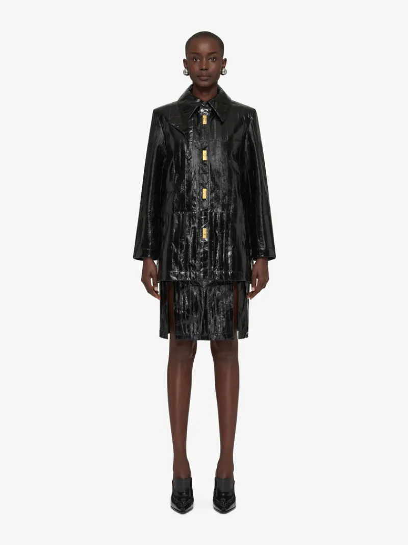 Jackets & Coats>GIVENCHY Short Leather Jacket
