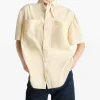 Shirts>LEMAIRE Short Sleeve Shirt