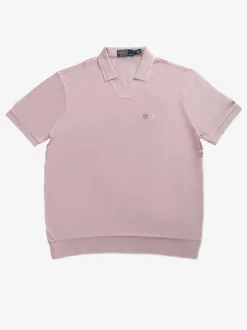 T-shirts>POLO RALPH LAUREN Short-Sleeve Jaquard Pique Fashioned Jonny Collar Polo