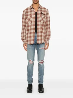 Shirts>AMIRI Shotgun Flannel Shirt