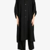 Jackets & Coats>YOHJI YAMAMOTO Side Gather Detail Coat