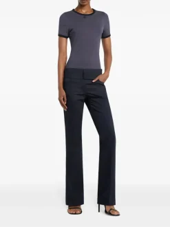 T-shirts>COURRÈGES Signature Contrast T-Shirt