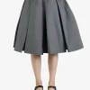 Skirts>SHUSHU/TONG Silhouette Pleated Skirt