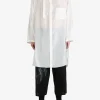 Shirts>YOHJI YAMAMOTO POUR HOMME Silk Asymmetry Collar Shirt