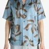 Shirts>DRIES VAN NOTEN Silk Button-Up Shirt