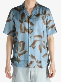 Shirts>DRIES VAN NOTEN Silk Button-Up Shirt