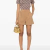 Knitwear>MIU MIU Silk Check Polo Shirt