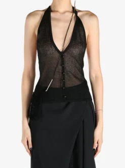 Tops>HYEIN SEO Silk Knit W/ MIni Bag Top