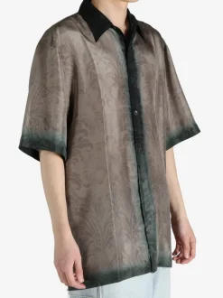 Shirts>DRIES VAN NOTEN Silk Short Sleeved Shirt