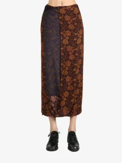 Skirts>DRIES VAN NOTEN Silk Wrap Skirt