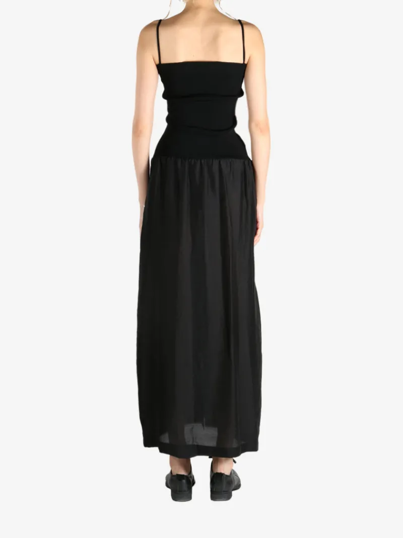 Dresses>AMOMENTO Silky Knit Maxi Dress