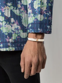 Jewelry | Jewelry>PARTS OF FOUR Sistema Bracelet v2 (1.0 CT, Orange Sapphire Faceted Slab, 9mm, PA+SAF)
