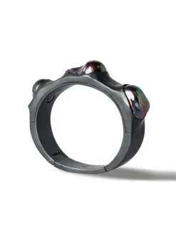 Jewelry | Jewelry>PARTS OF FOUR Sistema Bracelet v2 (Terrestrial Surfaced, 3-Black Rainbow Pearl, 17mm, KA+KPRL)