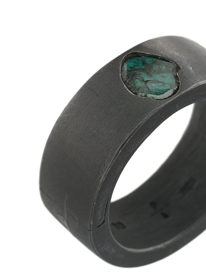 Jewelry | Jewelry>PARTS OF FOUR Sistema Ring (0.2 CT Blue Diamond Slab, 9mm, KA+BDIA)