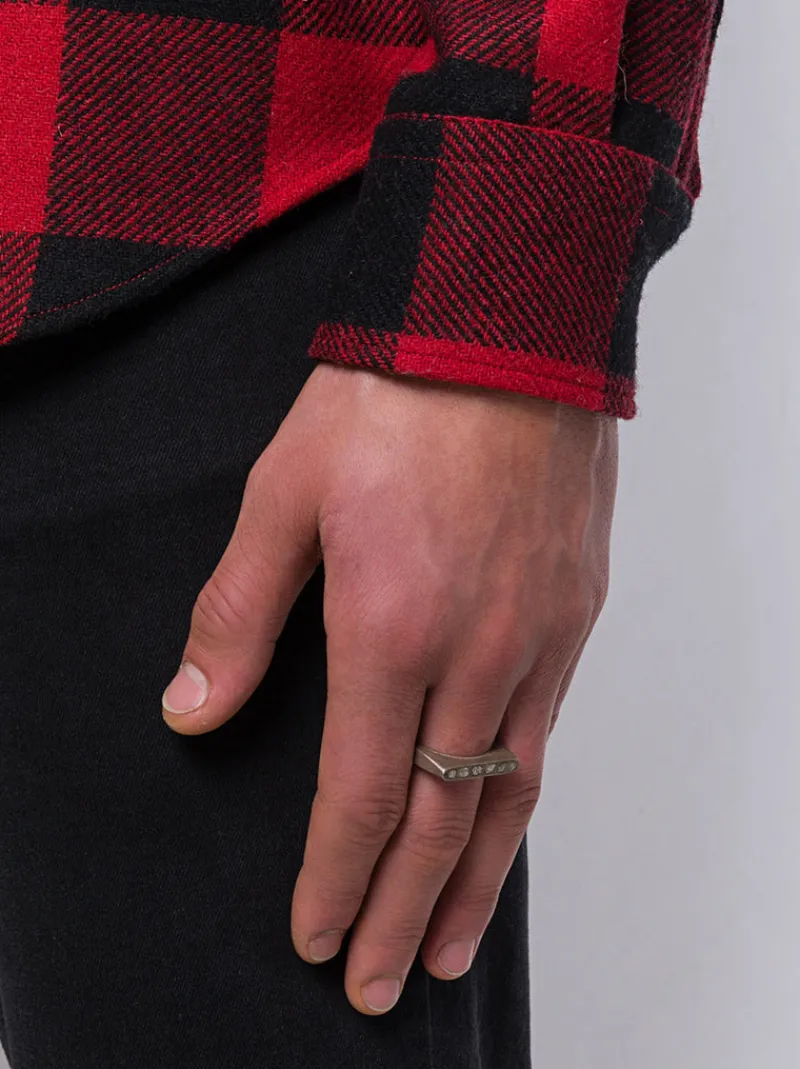 Jewelry | Jewelry>PARTS OF FOUR Sistema Ring (Mega Pavé, Oval, 4mm, DA+DIA)
