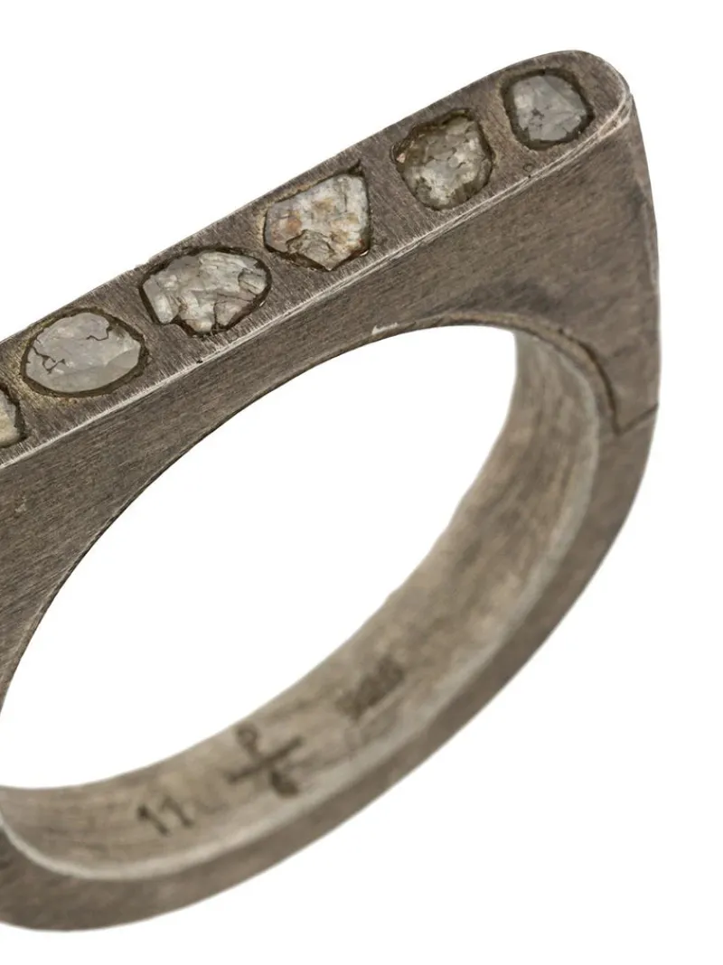 Jewelry | Jewelry>PARTS OF FOUR Sistema Ring (Mega Pavé, Oval, 4mm, DA+DIA)