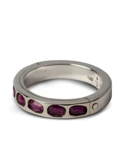 Jewelry | Jewelry>PARTS OF FOUR Sistema Ring (Mega Pavé, Ruby Slices, 4mm, PA+RUB)