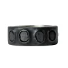 Jewelry | Jewelry>PARTS OF FOUR Sistema Ring (Terrestrial Surfaced, 0.4 CT, 4 Polished Black Diamond Slabs, 9mm, MA+KA+PBLKDIA)