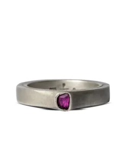 Jewelry | Jewelry>PARTS OF FOUR Sistema Ring (Terrestrial Surfaced, Expanded, 0.1 CT, Ruby Slice, 4mm, DA+RUB)