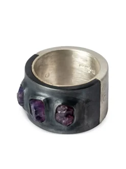 Jewelry | Jewelry>PARTS OF FOUR Sistema Ring (Terrestrial Surfaced, 3 Winza Sapphires, 17mm, MA+KA+WIS)