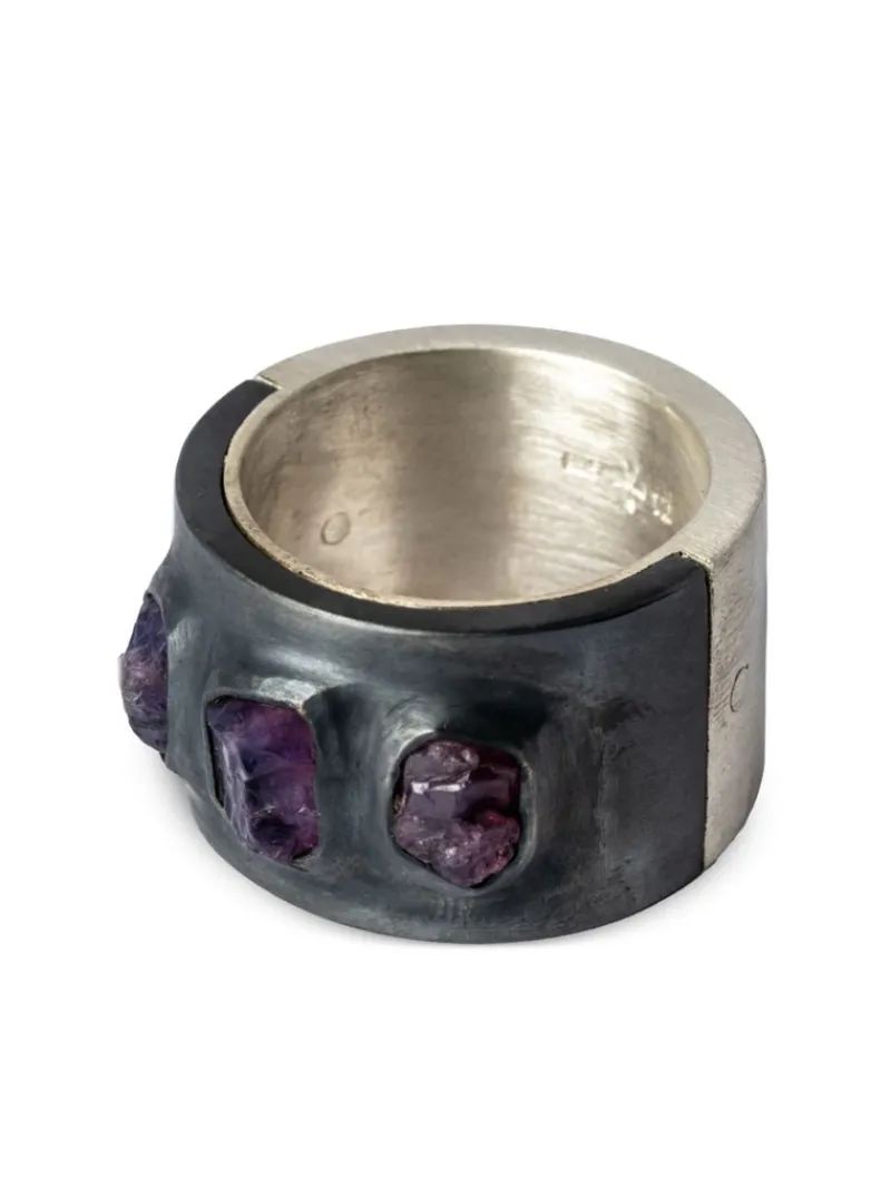 Jewelry | Jewelry>PARTS OF FOUR Sistema Ring (Terrestrial Surfaced, 3 Winza Sapphires, 17mm, MA+KA+WIS)