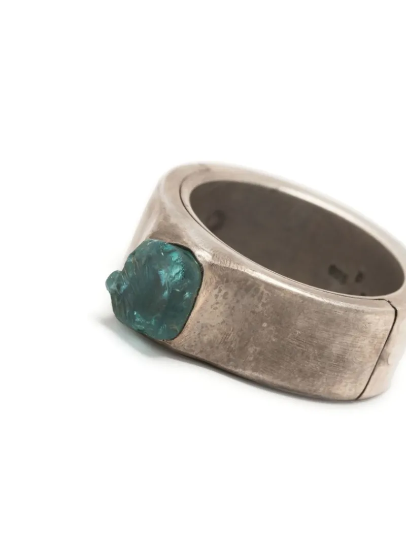Jewelry | Jewelry>PARTS OF FOUR Sistema Ring (Terrestrial Surfaced, Expanded, 9mm, Neon Apatite, DA+NAPA)