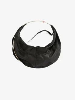 Bags>MA+ Small Silver Ring Handled Banana Bag