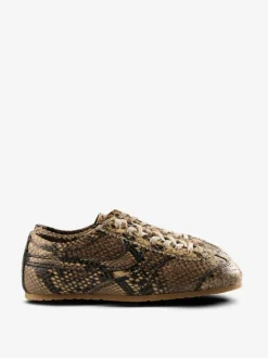 Sneakers>DRIES VAN NOTEN Snake Print Leather Sneaker