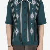 Knitwear>AMIRI Starburst Button Down Polo