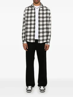 Shirts>AMIRI Starburst Flannel Shirt
