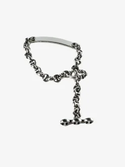 Jewelry | Jewelry>HOORSENBUHS Sterling Silver Open Link Monogram Bracelet