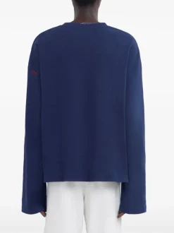 T-shirts>MARNI Stitch Long Sleeve T-shirt
