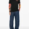 T-shirts>MARNI Stitched-On Logo T