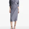 Dresses>LEMAIRE Straight Collar Twisted Dress