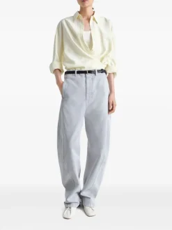 Tops>LEMAIRE Straight Collar Twisted Top