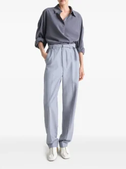 Tops>LEMAIRE Straight Collar Twisted Top