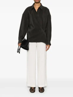 Tops>LEMAIRE Straight Collar Twisted Top