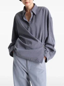 Tops>LEMAIRE Straight Collar Twisted Top