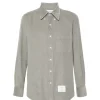 Shirts>THOM BROWNE Straight Fit Shirt