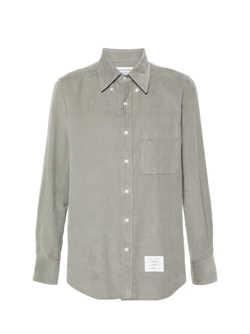 Shirts>THOM BROWNE Straight Fit Shirt
