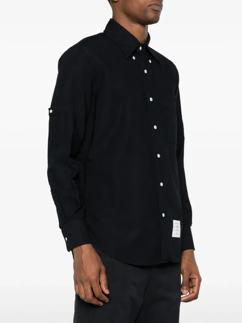 Shirts>THOM BROWNE Straight Fit Shirt