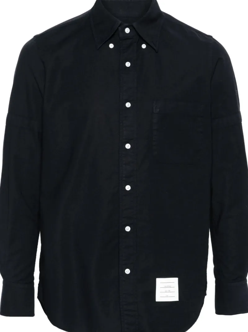 Shirts>THOM BROWNE Straight Fit Shirt