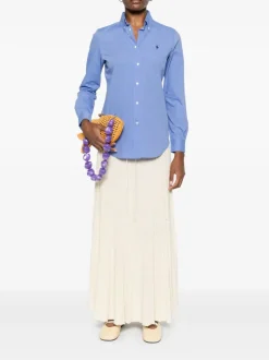 Shirts>POLO RALPH LAUREN 60/1 Stretch Poplin-Ls Brkn St