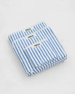 Home>TEKLA Striped Organic Cotton Terry Hand Towel 20x35''