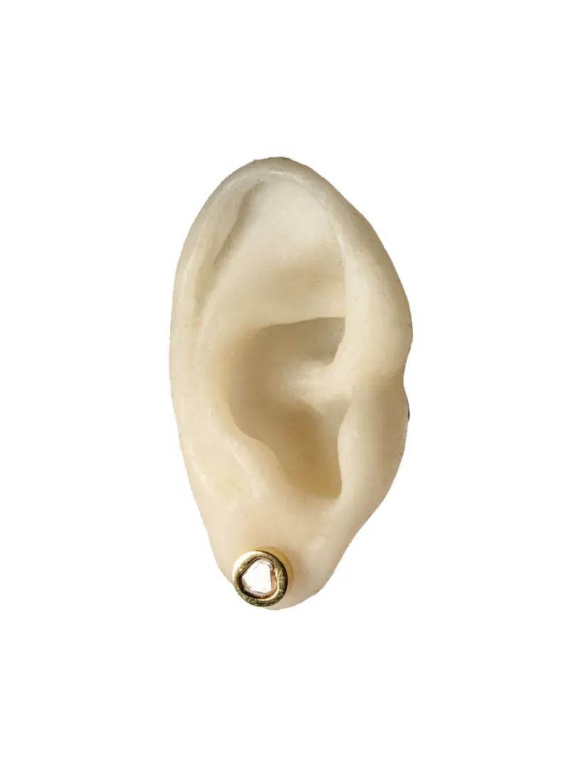 Jewelry | Jewelry>PARTS OF FOUR Stud Earring (0.2 CT, Diamond Slab, YGA+DIA)