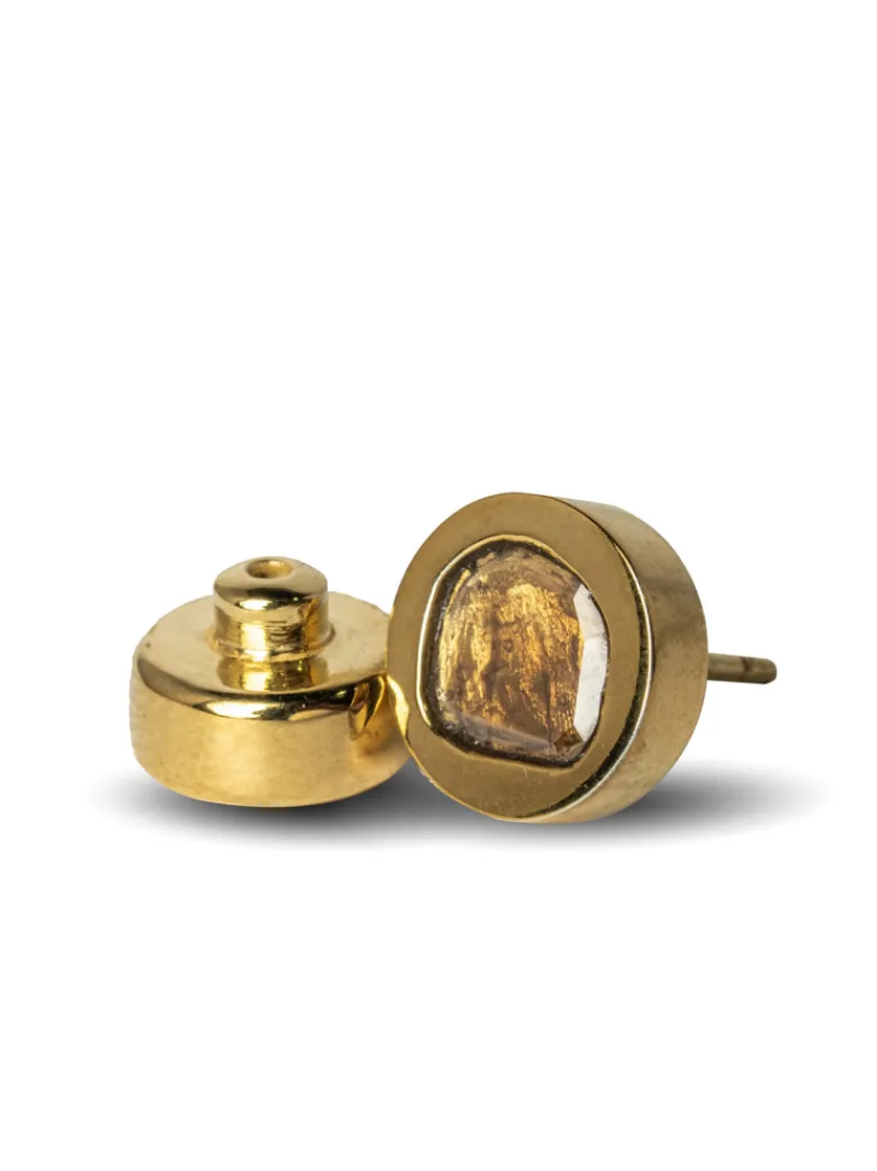 Jewelry | Jewelry>PARTS OF FOUR Stud Earring (0.4 CT, Diamond Slab, YGA+DIA)