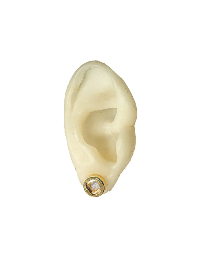 Jewelry | Jewelry>PARTS OF FOUR Stud Earring (0.4 CT, Diamond Slab, YGA+DIA)