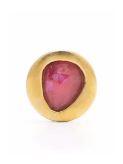 Jewelry | Jewelry>PARTS OF FOUR Stud Earring (0.2 CT, Ruby Slice, YGA+RUB)